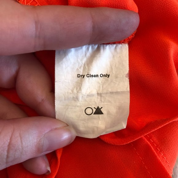 Lush Sheer Neon Orange Short Sleeve Blouse | Size Small - Picture 7 of 8